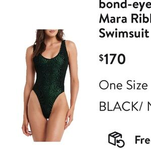 BOUND by Bond-Eye Mara Ribbed One-Piece